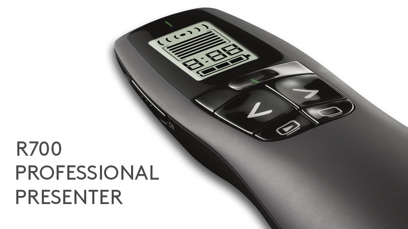 PRESENTER R700 RF BLACK