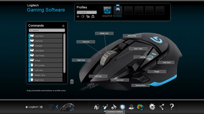 ماوس لاجیتک جی GAMING MOUSE G502