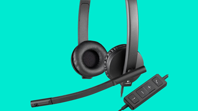 هدست لاجیتک HEADSET H570e USB MONO