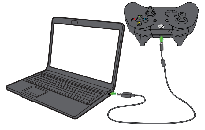 اتصال دسته Xbox با سیم
