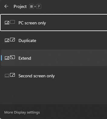 تنظیمات تصویر در ویندوز 11