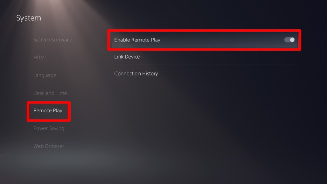فعال کردن Remote Play در PS5