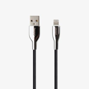 کابل بیاند USB-A to Lightning Cable BUL-521 Black + Silver
