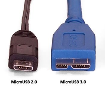 تفاوت micro usb 2 و 3