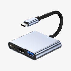 تبدیل تایپ سی بیاند BA-412 خاکستری