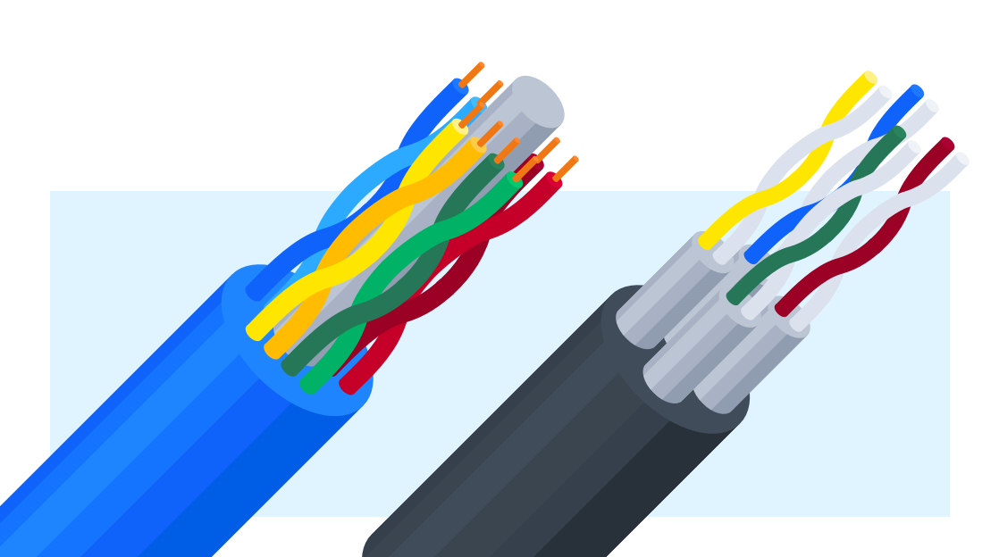 تفاوت کابل Cat6 و Cat7